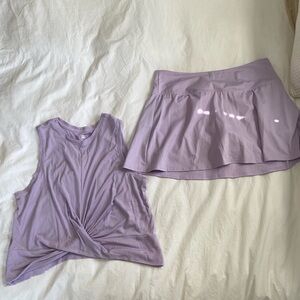 All In Motion top and skort matching set